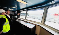 AK Parti heyeti Seven Vega gemisinde incelemelerde bulundu