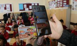 Amasya'da öğrenciler artırılmış gerçeklik teknolojisiyle tanıştı