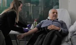 Ankara Keçiören'de Kızılay'a kan bağışı desteği