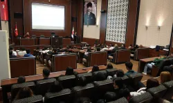 Ankara Keçiören'de stajyer öğrencilere sağlık eğitimi