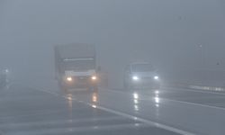 Bolu Dağı'nda sis etkili oldu