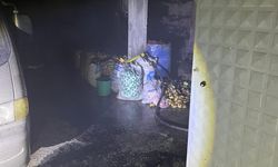 Bolu'da evin deposunda çıkan yangın söndürüldü