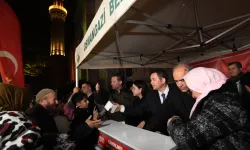 Bursa Osmangazi'de kandil simidi ikramı