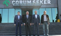 Çorum Valisi Çalgan'dan Safi Şeker Fabrikasına ziyaret