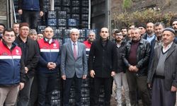 Çorum'da çiftçilere çilek fidesi ile ceviz fidanı dağıtıldı