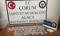 Çorum'da üzerinde uyuşturucu bulunan zanlı gözaltına alındı