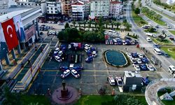 Giresun'da jandarma ve polise tahsis edilen 92 araç hizmete alındı