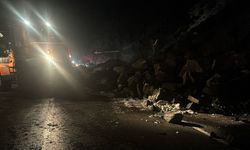 Heyelan nedeniyle kapanan Artvin-Hopa kara yolu ulaşıma açıldı