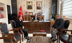 Küre Gençlik ve Spor İlçe Müdürlüğü personeli Kaymakam Hasan Çakır'ı ziyaret etti