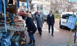 Küre ilçesinde Kaymakam Çakır ve Belediye Başkanı Turan esnafı ziyaret etti