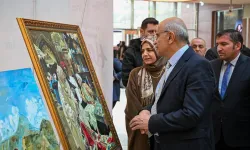 Malatya'da 'Hasat' sergisi sanatseverlerle buluştu