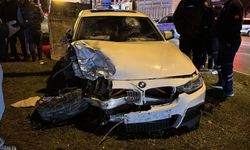 Samsun'da iki otomobilin çarpıştığı kazada 2 kişi yaralandı