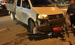 Samsun'da pikapla çarpışan motosiklet sürücüsü yaralandı