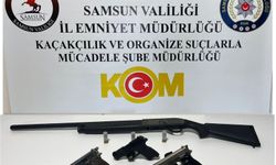 Samsun'da ruhsatsız silah operasyonunda 1 kişi yakalandı