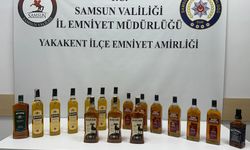 Samsun'da sahte ve kaçak alkollü içki operasyonu düzenlendi