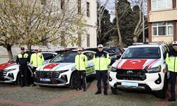 Sinop'ta jandarma ve emniyet teşkilatına tahsis edilen 19 yeni araç hizmete alındı