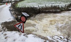 Sinop'ta kar ve sağanak etkili oldu