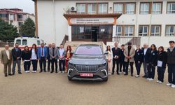 Suluova'da öğrencilere Türkiye'nin yerli otomobili Togg tanıtıldı