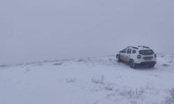Sungurlu'da kar yağışı etkili oldu