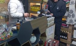 Taşköprü'de zabıtadan yılbaşı öncesi kuruyemişçilere denetim