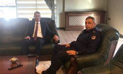 Tokat İl Jandarma Komutanı Çetin'den Pazar Belediyesine ziyaret