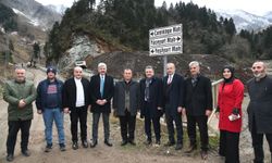 Trabzon Büyükşehir Belediye Başkanı Genç, Çamlıktepe Mahallesinde incelemelerde bulundu