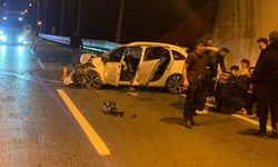 TÜNELLERDE KAZA, 4 KİŞİ YARALANDI