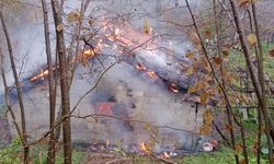 KANDİLLİ'DE YANGIN