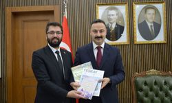 Yeşilay Samsun Şube Başkanı Güneş'ten Havza Kaymakamı Ayvat'a ziyaret