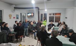 Alaçam'da jandarma trafik ekiplerinden sürücülere eğitim