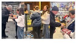 KANDİLLİ'DE ÖĞRENCİLER SELAMLAŞTI