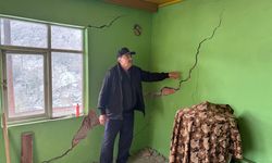 Bartın'da heyelan nedeniyle 15 evde çatlaklar oluştu