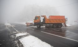 Bolu Dağı'nda sis etkili oldu