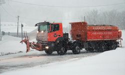 Bolu Dağı'nda yoğun kar etkili oluyor
