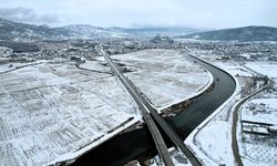 Çorum'da kar yağışı etkili oldu