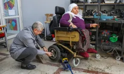 Diyarbakır'da Tekerlekli Sandalye Tamir Atölyesi'nde 600 engelliye ücretsiz hizmet