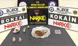Düzce'de uyuşturucu operasyonunda 3 şüpheli yakalandı