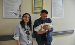 Gümüşhane'de yeni yılın ilk bebeği dünyaya geldi