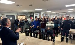 İŞÇİLERDEN SENDİKAYA TEŞEKKÜR ZİYARETİ