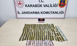 Karabük'te düzenlenen uyuşturucu operasyonunda 1276 sentetik ecza ele geçirildi
