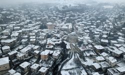 Karabük'te kar etkili oluyor