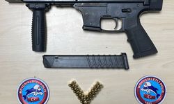 Kastamonu'da yarı otomatik tabanca ile yakalanan kişi tutuklandı