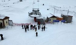 Keltepe Kayak Merkezi'nde hafta sonu yoğunluğu