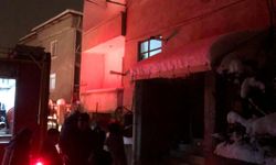 Ladik'te bir evde çıkan yangın söndürüldü