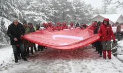 Metristepe'de kar altında tarihe yürüyüş