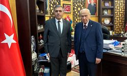 MHP Samsun İl Başkanı Mucur'dan MHP Genel Başkanı Bahçeli'ye ziyaret