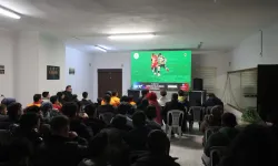 Nevşehirli sporseverler Süper Kupa finalini dev ekranda seyretti