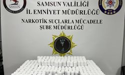 Samsun'da 18 bin 900 uyuşturucu hap ele geçirildi