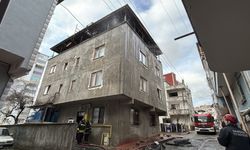 Samsun'da evin çatısında çıkan yangın söndürüldü