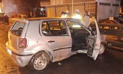 Samsun'da iki otomobil çarpıştı, 3 kişi yaralandı